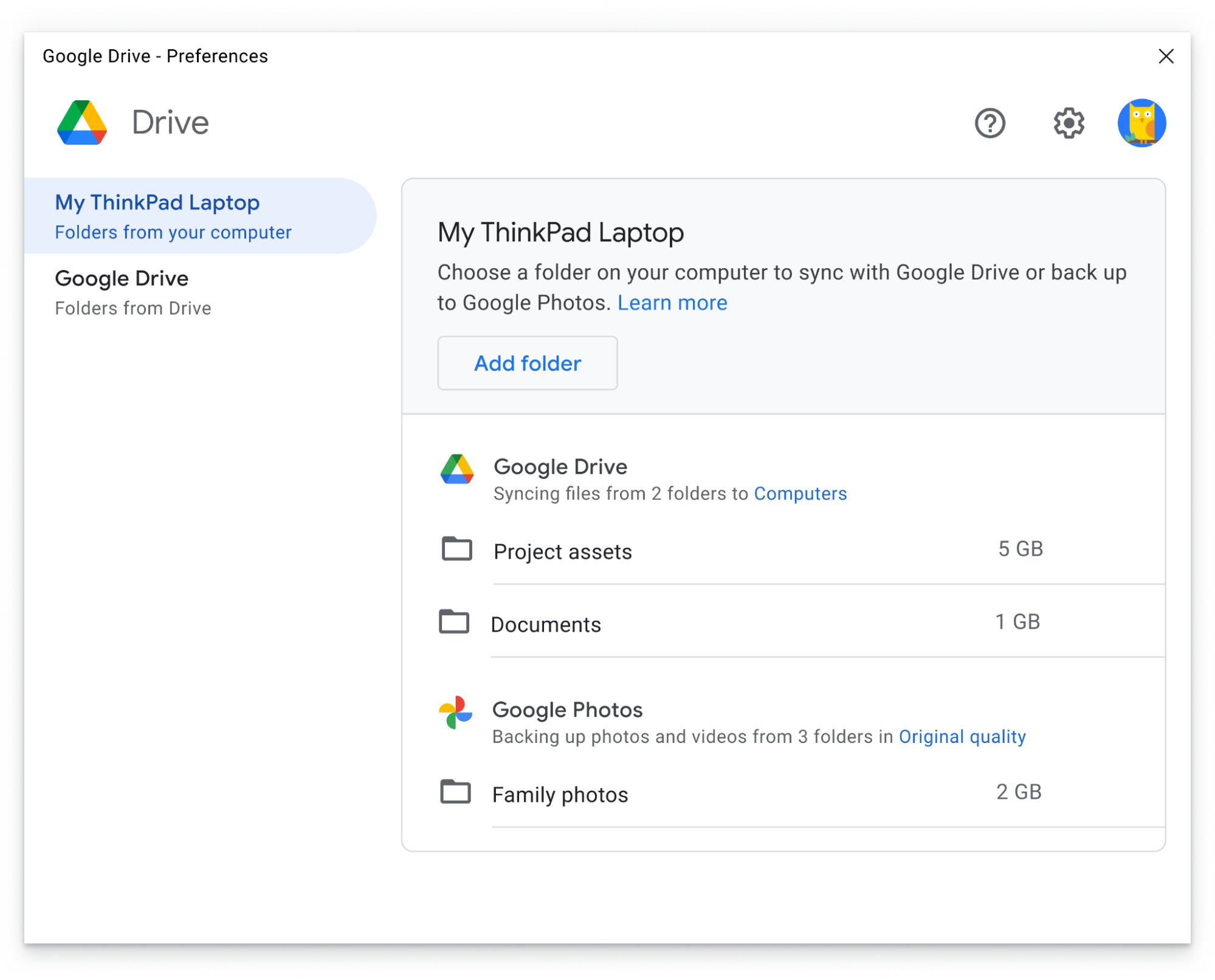 setup google drive for mac